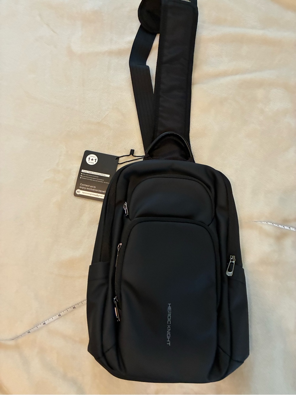 hk Sling Bag for Man Waterproof Crossbody Anti-theft Pocket 14* 7.8 * 4.5 inches